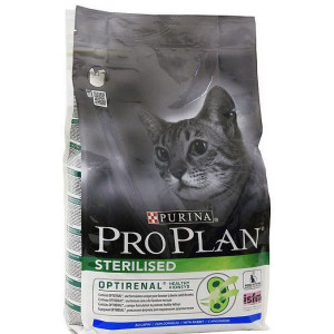 PRO PLAN "Sterilised" с комплексом OPTIRENAL сухой 3 кг для кастрированных котов и стерилизованных кошек Кролик PRO PLAN "Sterilised" с комплексом OPTIRENAL сухой 3 кг для кастрированных котов и стерилизованных кошек Кролик