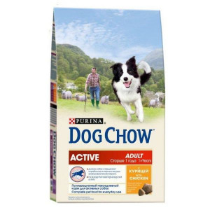 DOG CHOW "Active" сухой 2,5 кг для активных собак старше 1 года Курица DOG CHOW "Active" сухой 2,5 кг для активных собак старше 1 года Курица