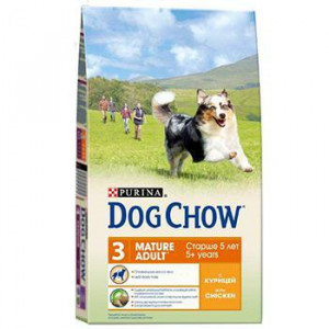 DOG CHOW "Adult Mature" сухой 14 кг для взрослых собак старше 5 лет Курица DOG CHOW "Adult Mature" сухой 14 кг для взрослых собак старше 5 лет Курица