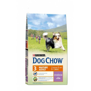 DOG CHOW "Mature Adult" сухой 14 кг для взрослых собак старше 5 лет Ягненок Рис DOG CHOW "Mature Adult" сухой 14 кг для взрослых собак старше 5 лет Ягненок Рис
