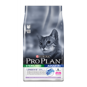 PRO PLAN "Sterilised" с комплексом LONGEVIS сухой 3 кг для кастрированных котов и стерилизованных кошек Индейка PRO PLAN "Sterilised" с комплексом LONGEVIS сухой 3 кг для кастрированных котов и стерилизованных кошек Индейка