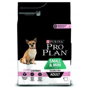 PRO PLAN "Adult Small&Mini Sensitive Skin" с комплексом OPTIDERMA сухой 3 кг для собак мелких и карликовых пород Лосось PRO PLAN "Adult Small&Mini Sensitive Skin" с комплексом OPTIDERMA сухой 3 кг для собак мелких и карликовых пород Лосось