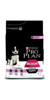 PRO PLAN "Puppy Medium Sensitive Skin" с комплексом OPTIDERMA сухой 1,5 кг для щенков средних пород Лосось