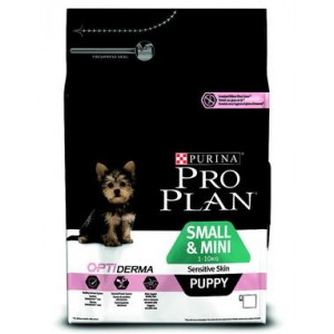 PRO PLAN "Puppy Small&Mini Sensitive Skin" с комплексом OPTIDERMA сухой 3 кг для щенков мелких и карликовых пород Лосось PRO PLAN "Puppy Small&Mini Sensitive Skin" с комплексом OPTIDERMA сухой 3 кг для щенков мелких и карликовых пород Лосось