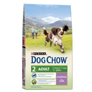 DOG CHOW "Adult" сухой 800 гр для собак старше 1 года Ягненок