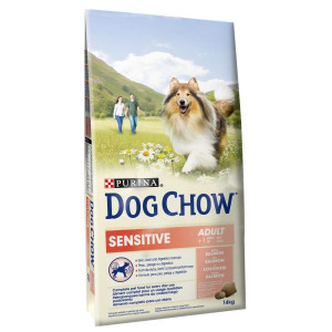 DOG CHOW "Adult Sensitive" сухой 800 гр для чувствительных собак старше 1 года Лосось