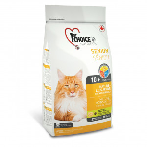 1st CHOICE корм д/кошек Mature or Less Active 350г цыпленок (уп-16шт)