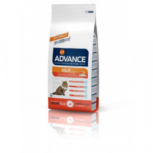 ADVANCE Cat Adult S&R сухой корм 15 кг для взрослых кошек лосось и рис