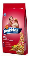 BREKKIES Excell Dog Mix Beef для собак микс говядина 10кг