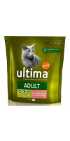 Ultima Adult Salmon&Rice сухой корм для кошек лосось с рисом 6/350г