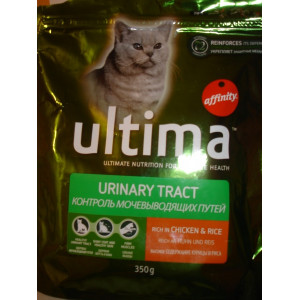 Ultima Urinary Trakt сухой корм для кошек профилактика МКБкурица с рисом 6/350г Ultima Urinary Trakt сухой корм для кошек профилактика МКБкурица с рисом 6/350г