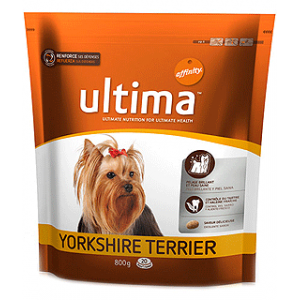Ultima Yorkshire Terrier сухой корм для собак породы йоркширский терьер 8/800г