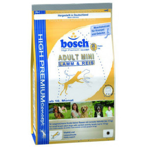 Bosch MINI Adult Lamb&Rice 3 кг для собак мелких пород Ягненок с Рисом