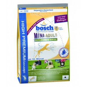 Bosch Mini Adult Geflugel & Hirse 1 кг для взрослых собак маленьких пород ПТИЦА/ПРОСО