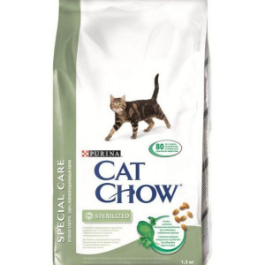 CAT CHOW "Special Care" сухой 1,5 кг для Кошек Кастрированных и Стерилизованных