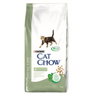 CAT CHOW "Special Care" сухой 15 кг для Кошек Кастрированных и Стерилизованных