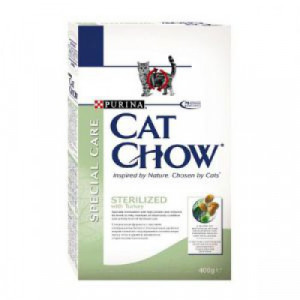 CAT CHOW "Special Care" сухой 400 гр для Кошек Кастрированных и Стерилизованных