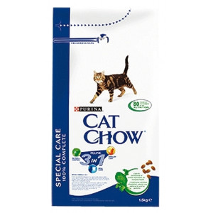 CAT CHOW "FELINE" сухой 1,5 кг для Кошек 3 в 1