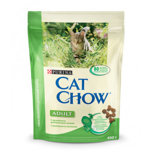 CAT CHOW "Adult" сухой 400 гр для Кошек Крольчатина Печень CAT CHOW "Adult" сухой 400 гр для Кошек Крольчатина Печень
