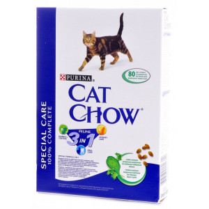 CAT CHOW "FELINE" сухой 400 гр для Кошек 3 в 1 CAT CHOW "FELINE" сухой 400 гр для Кошек 3 в 1
