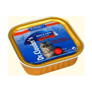 Dr.Clauder`s консервы 100 гр. для кошек Гусь с Печенью кусочки в соусе