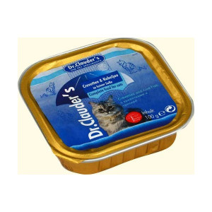 Dr.Clauder`s консервы 100 гр. для кошек Креветки и Треска кусочки в соусе