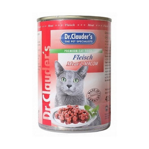 Dr.Clauder`s консервы 415 гр. для кошек Мясо кусочки в соусе