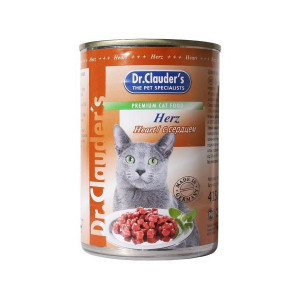 Dr.Clauder`s консервы 415 гр. для кошек Сердце кусочки в соусе Dr.Clauder`s консервы 415 гр. для кошек Сердце кусочки в соусе