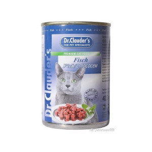 Dr.Clauder`s консервы 415 гр. для кошек Рыба, Лосось кусочки в соусе Dr.Clauder`s консервы 415 гр. для кошек Рыба, Лосось кусочки в соусе