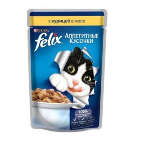 FELIX консервы Курица аппетитные кусочки в желе