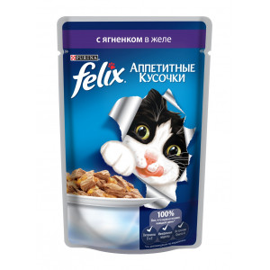 FELIX консервы Ягненок аппетитные кусочки в желе