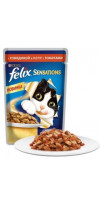 FELIX Sensations консервы Говядина, Томат