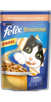 FELIX Sensations консервы Лосось, Треска