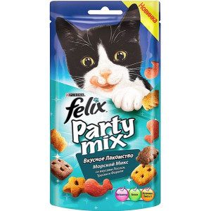 FELIX Party Mix лакомство Морской Микс Лосось, Треска, Форель 20 гр
