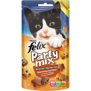 FELIX Party Mix лакомство Оригинальный Микс Курица, Печень, Индейка 20 гр