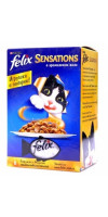 FELIX Sensations консервы Ассорти 4 х85 г + игрушка 360 гр