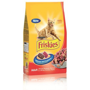 FRISKIES "Adult" сухой 2 кг Мясо с полезными овощами