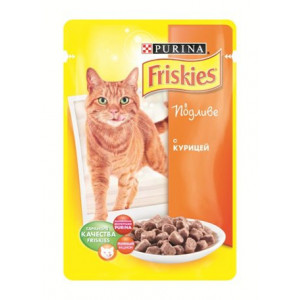 FRISKIES "Adult" консервы Курица кусочки в подливке FRISKIES "Adult" консервы Курица кусочки в подливке