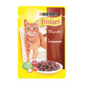FRISKIES "Adult" консервы Говядина в подливе FRISKIES "Adult" консервы Говядина в подливе