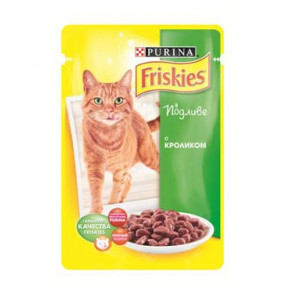 FRISKIES "Adult" консервы Кролик в подливке