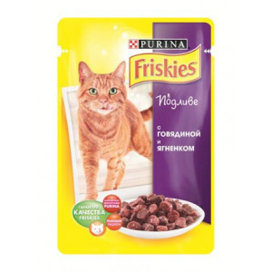 FRISKIES "Adult" консервы Говядина, Ягненок в подливке FRISKIES "Adult" консервы Говядина, Ягненок в подливке