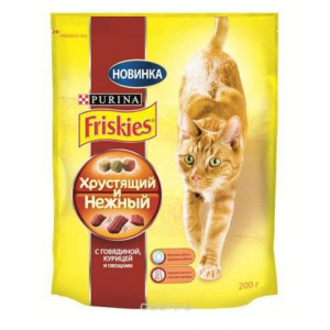 FRISKIES Хрустящий и Нежный сухой корм Говядина, Курица, Овощи FRISKIES Хрустящий и Нежный сухой корм Говядина, Курица, Овощи