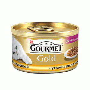 GOURMET GOLD консервы Утка, Индейка кусочки в подливке
