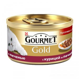 GOURMET GOLD консервы Курица, Печень, кусочки в подливке GOURMET GOLD консервы Курица, Печень, кусочки в подливке