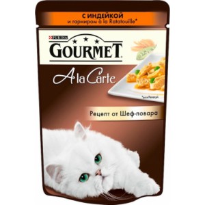 GOURMET A la Carte консервы Индейка с Зеленым горошком и Морковью а-ля Рататуй GOURMET A la Carte консервы Индейка с Зеленым горошком и Морковью а-ля Рататуй