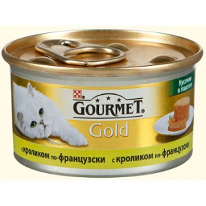 GOURMET GOLD консервы террин с Кроликом по-французски кусочки в паштете