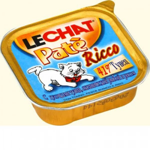 LECHAT консервы для кошек 100 гр. Тунец паштет