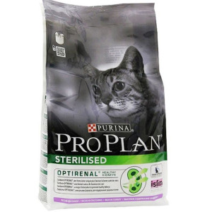 PRO PLAN "Sterilised" с комплексом OPTIRENAL сухой 10 кг для кастрированных котов и стерилизованных кошек Индейка PRO PLAN "Sterilised" с комплексом OPTIRENAL сухой 10 кг для кастрированных котов и стерилизованных кошек Индейка