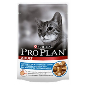 PRO PLAN "Adult" консервы 85 гр для для кошек Кролик