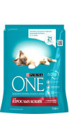 PURINA ONE "Adult" сухой 750 гр для Кошек Говядина Злаки